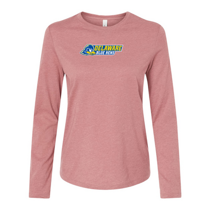 BELLA CANVAS  Delaware Blue Hens Jersey Long Sleeve Tee