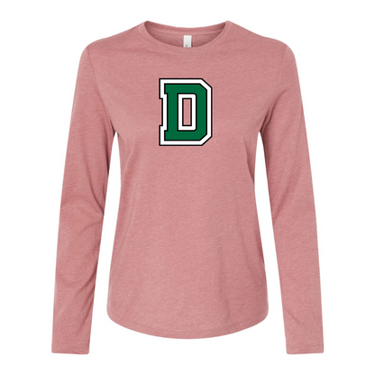 BELLA CANVAS Dartmouth Big Green Jersey Long Sleeve Tee