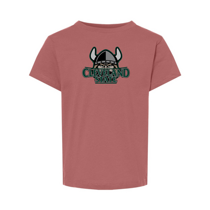 Cleveland State Vikings BELLA  CANVAS Toddler Jersey Tee