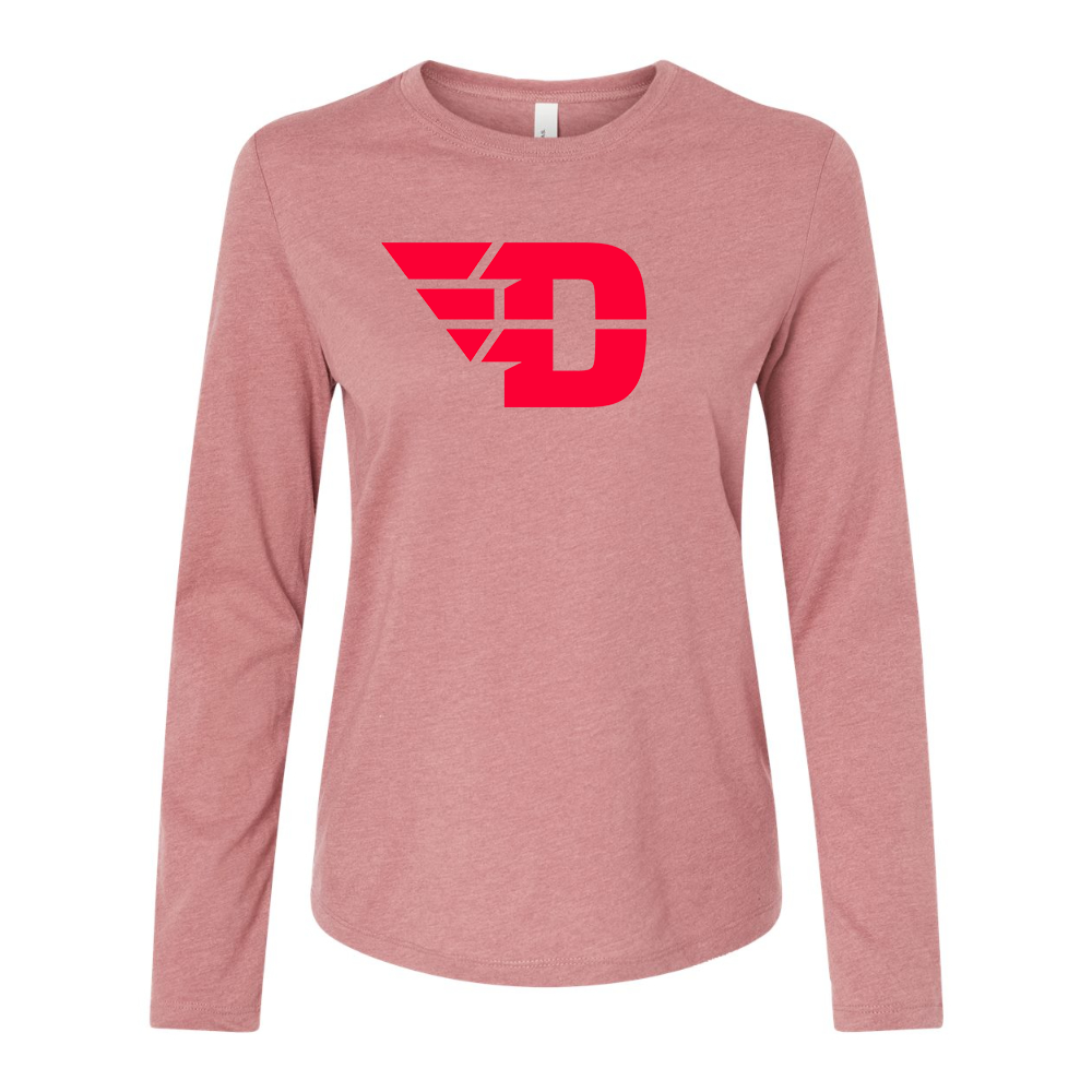 BELLA CANVAS  Dayton Flyers Jersey Long Sleeve Tee