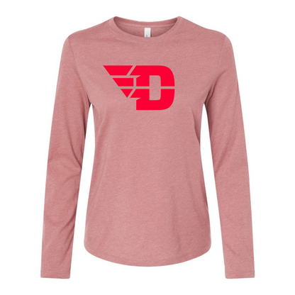 BELLA CANVAS  Dayton Flyers Jersey Long Sleeve Tee