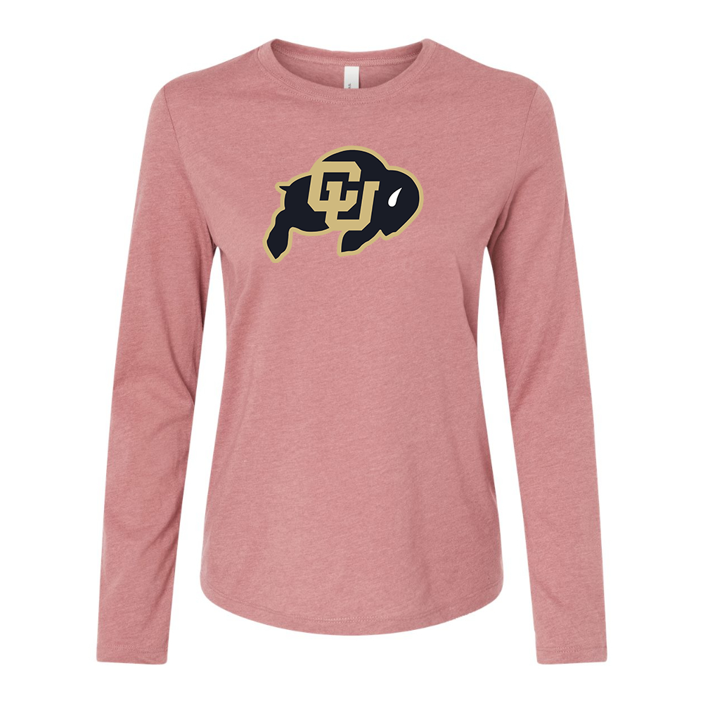 BELLA CANVAS  Colorado Buffaloes Jersey Long Sleeve Tee