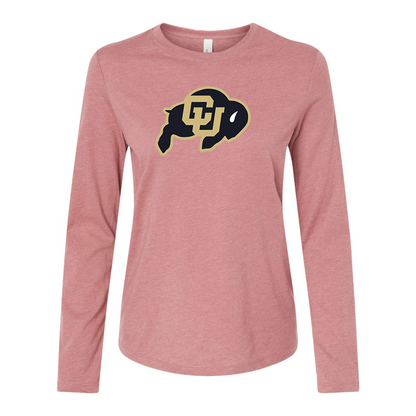 BELLA CANVAS  Colorado Buffaloes Jersey Long Sleeve Tee
