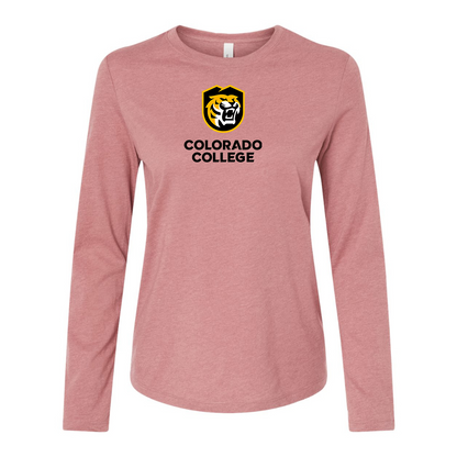 BELLA CANVAS  Colorado College Tigers Jersey Long Sleeve Tee