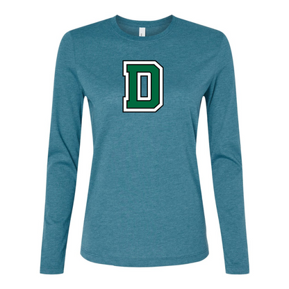 BELLA CANVAS Dartmouth Big Green Jersey Long Sleeve Tee