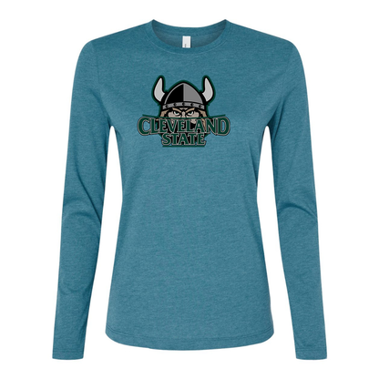 BELLA CANVAS Cleveland State Vikings Jersey Long Sleeve Tee