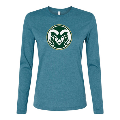 BELLA CANVAS  Colorado State Rams Jersey Long Sleeve Tee