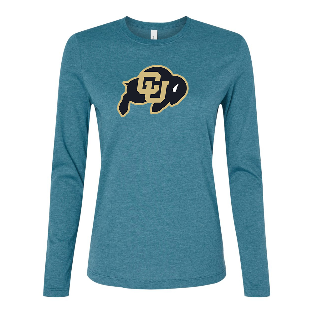 BELLA CANVAS  Colorado Buffaloes Jersey Long Sleeve Tee