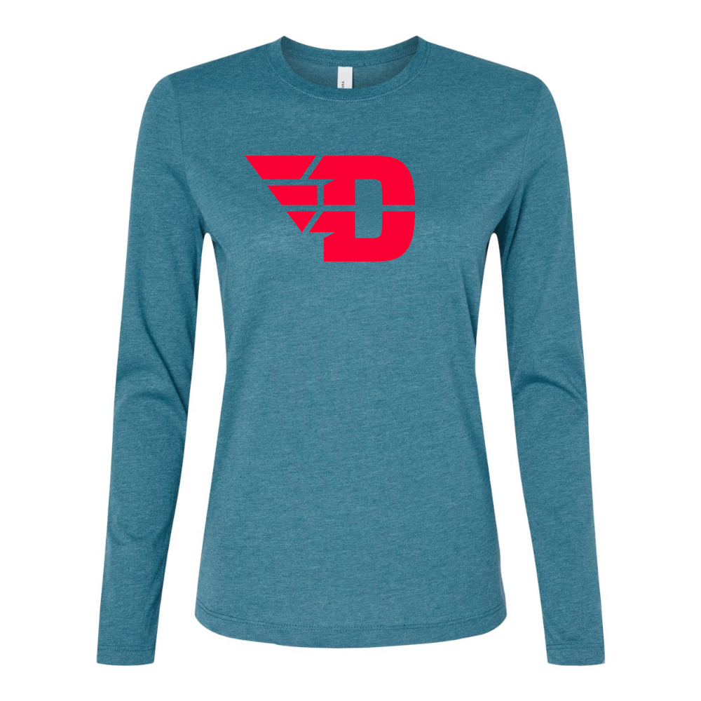BELLA CANVAS  Dayton Flyers Jersey Long Sleeve Tee