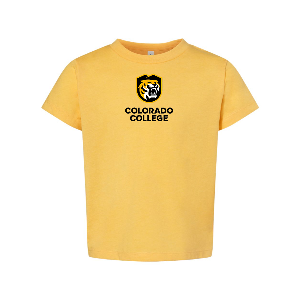 Colorado College Tigers BELLA  CANVAS Toddler Jersey Tee
