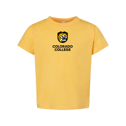 Colorado College Tigers BELLA  CANVAS Toddler Jersey Tee