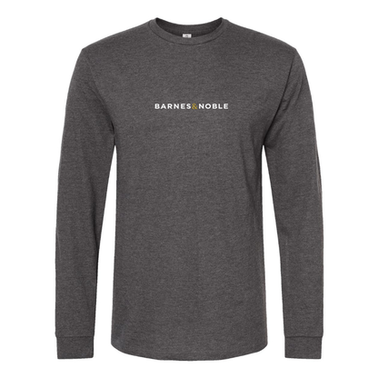 Men's Barnes Noble Logo Cotton Long Sleeve T-Shirt