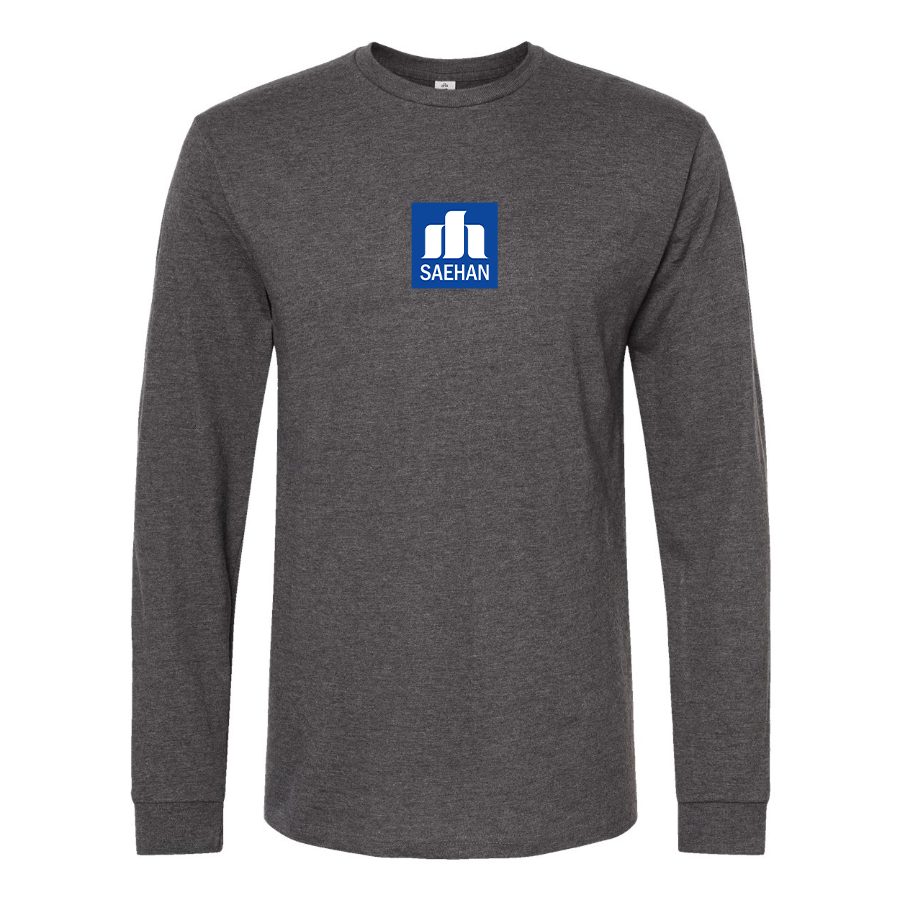 Men's Saehan Motors Logo Long Sleeve T-Shirt