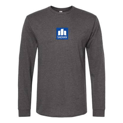 Men's Saehan Motors Logo Long Sleeve T-Shirt