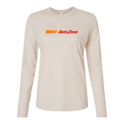 BELLA CANVAS Women’s AutoZone Logo Jersey Long Sleeve Tee