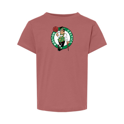 Boston Celtics Logo BELLA  CANVAS Toddler Jersey Tee