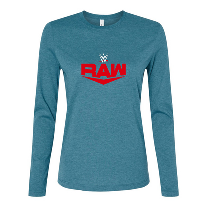 BELLA CANVAS WWE Raw Jersey Long Sleeve Tee