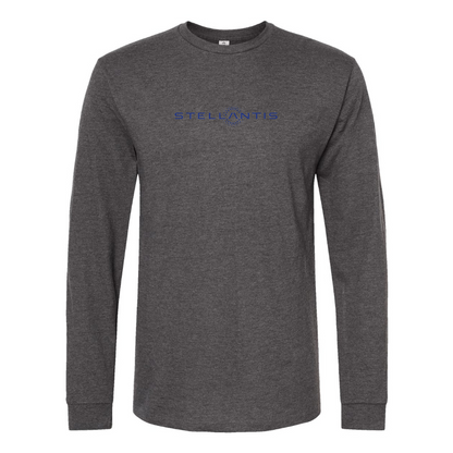 Men's Stellantis Logo Cotton Long Sleeve T-Shirt