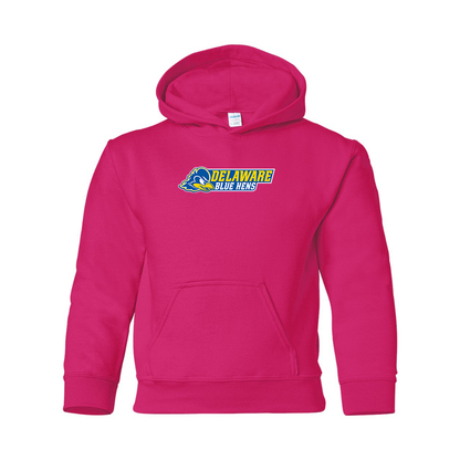 Youth  Delaware Blue Hens Gildan Heavy Blend  Hooded Sweatshirt