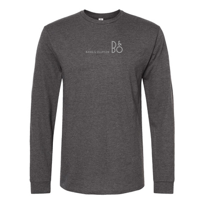Men's Bang and Olufsen Logo Cotton Long Sleeve T-Shirt