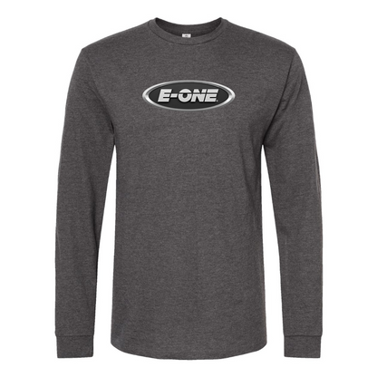Men's E-One Logo Cotton Long Sleeve T-Shirt