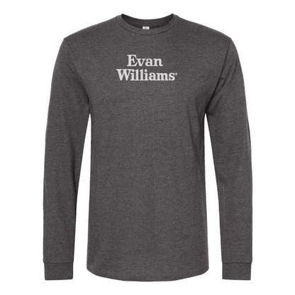 Men's Evan Williams Logo Cotton Long Sleeve T-Shirt