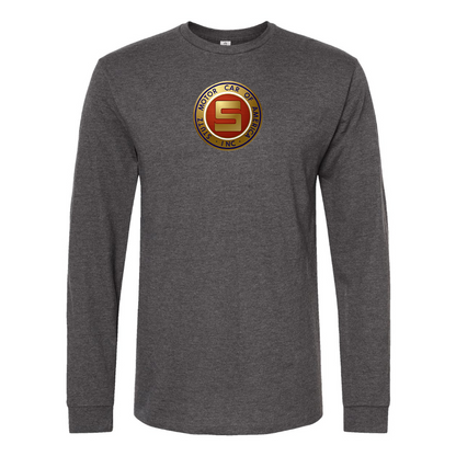 Men's Stutz Motor Company Logo Cotton Long Sleeve T-Shirt