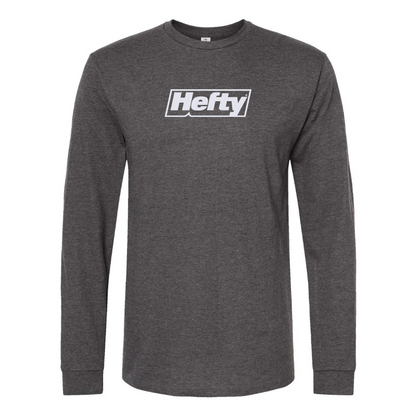 Men's Hefty Logo Cotton Long Sleeve T-Shirt
