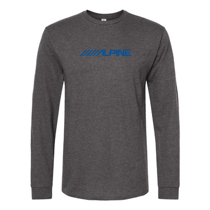 Men's Alpine Logo Cotton Long Sleeve T-Shirt