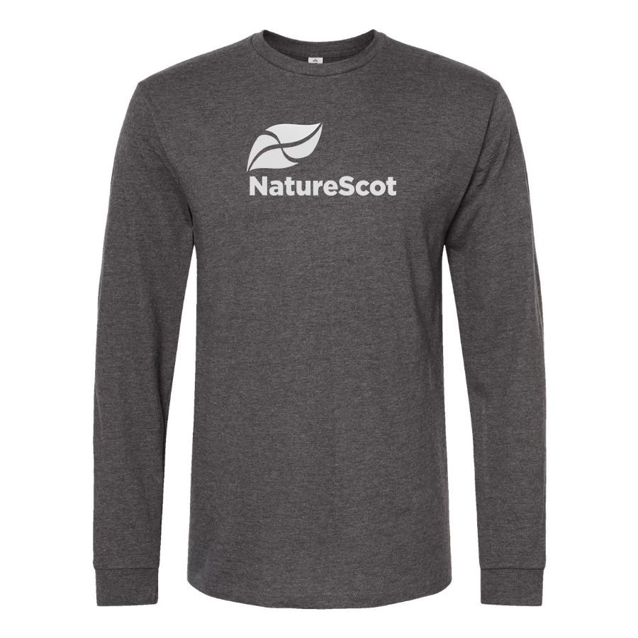 Men's Nature Scot  Logo Cotton Long Sleeve T-Shirt