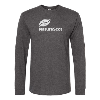 Men's Nature Scot  Logo Cotton Long Sleeve T-Shirt