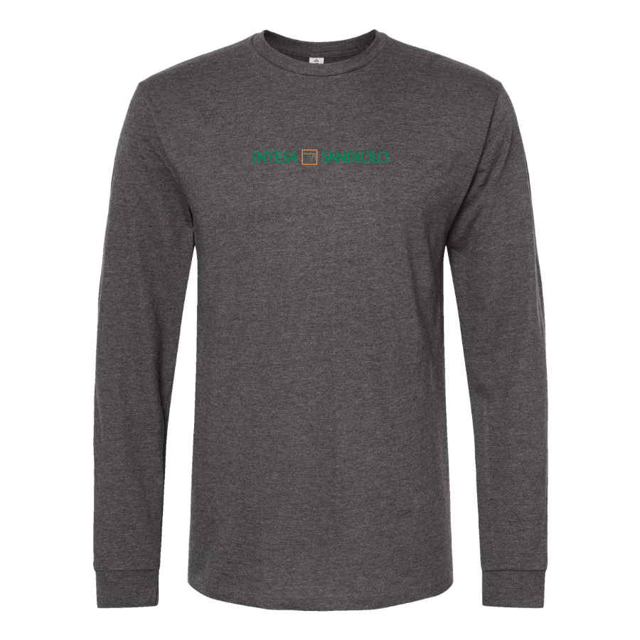 Men's  Intesa  Logo Cotton Long Sleeve T-Shirt