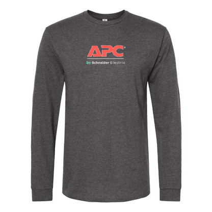 Men's APC  Logo Cotton Long Sleeve T-Shirt
