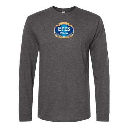 Men's Efes Logo Cotton Long Sleeve T-Shirt
