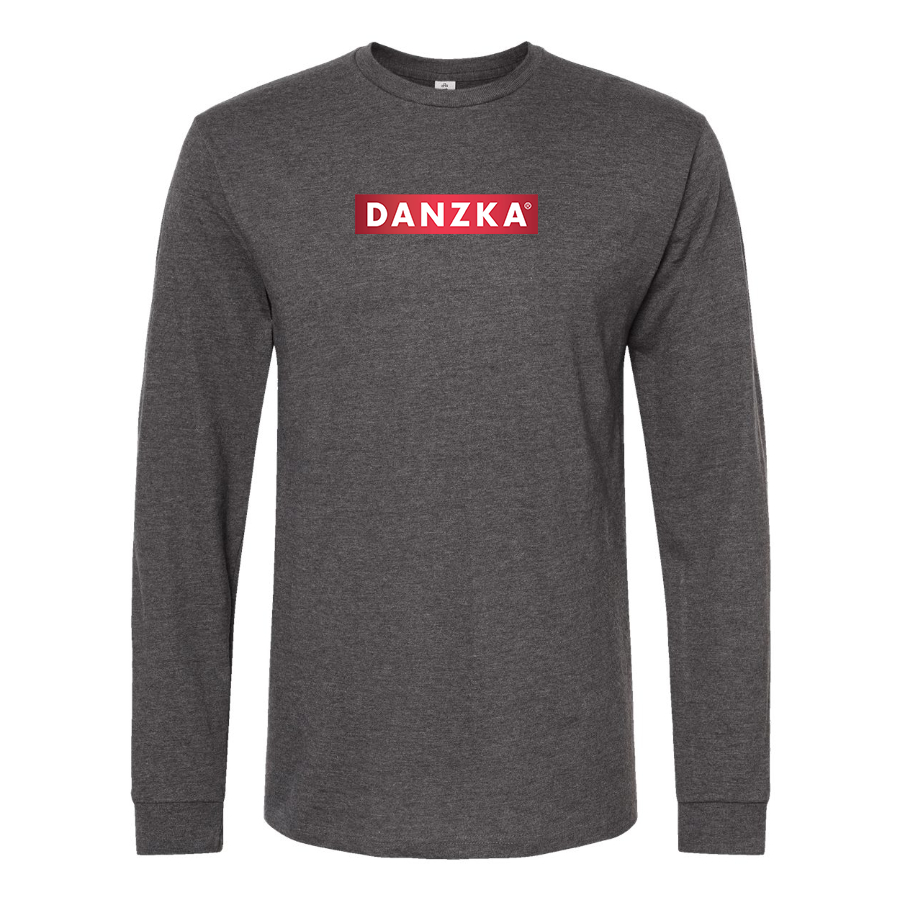 Men's Danzka  Logo Cotton Long Sleeve T-Shirt