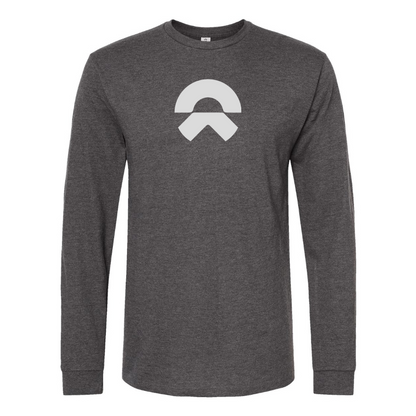 Men's Nio Logo Cotton Long Sleeve T-Shirt