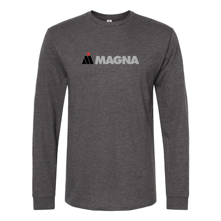 Men's Magna Steyr Logo Cotton Long Sleeve T-Shirt