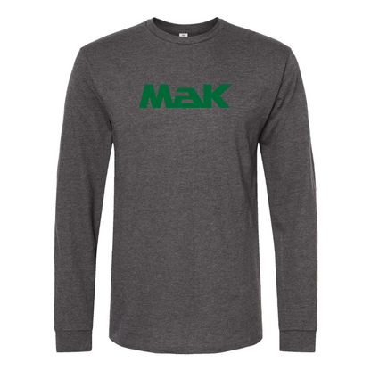 Men's Maschinenbau Kiel Logo Cotton Long Sleeve T-Shirt