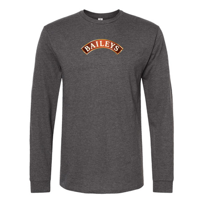 Men's Baileys Logo Cotton Long Sleeve T-Shirt