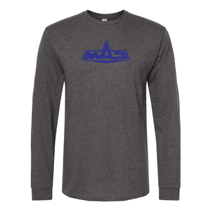 Men's MAZ Logo Cotton Long Sleeve T-Shirt