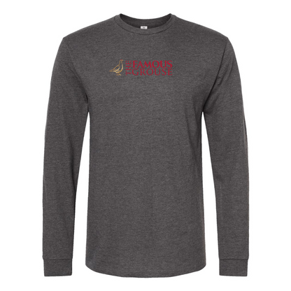 Men's Famous Grouse Logo Cotton Long Sleeve T-Shirt