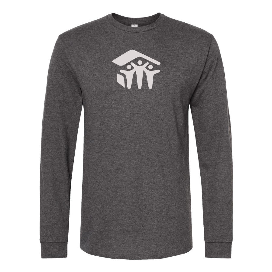 Men's Habitat for Humanity  Logo Cotton Long Sleeve T-Shirt