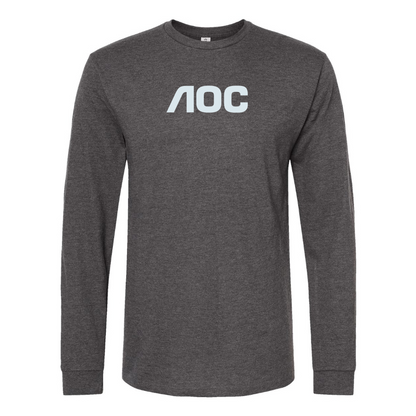 Men's AOC Logo Cotton Long Sleeve T-Shirt