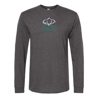 Men's Bogdan Motors Logo Cotton Long Sleeve T-Shirt