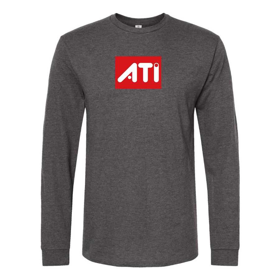 Men's ATI Logo Cotton Long Sleeve T-Shirt