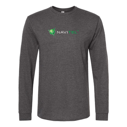 Men's Navitel Logo Cotton Long Sleeve T-Shirt