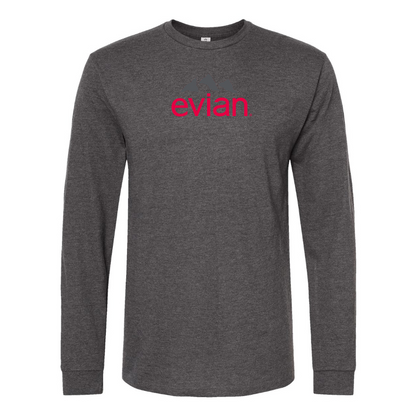 Men's Evian Logo Long Sleeve T-Shirt