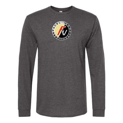 Men's Facel Vega Logo Cotton Long Sleeve T-Shirt