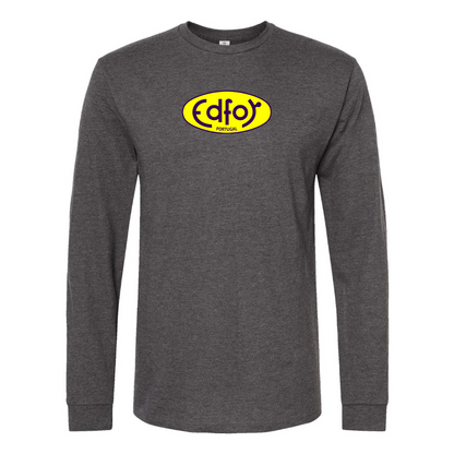 Men's Edfor Grand Sport Logo Cotton Long Sleeve T-Shirt