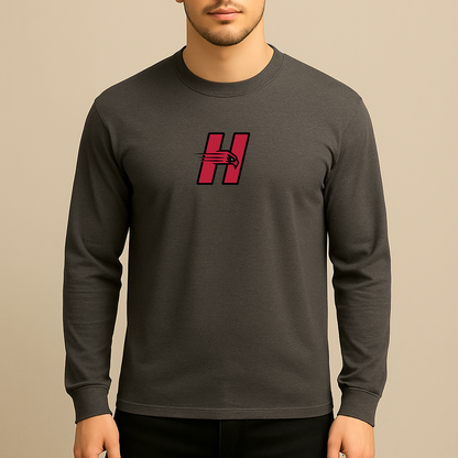 Men's Hartford Hawks Logo Long Sleeve T-Shirt